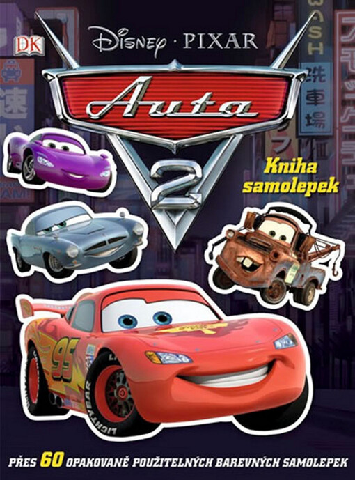 Auta 2 Kniha samolepek