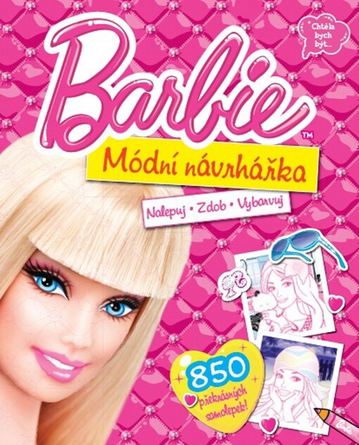 Barbie :módní návrhářka : nalepuj - zdob - vybarvuj