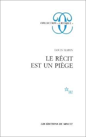 Le Recit est un piege (Collection Critique) (French Edition)