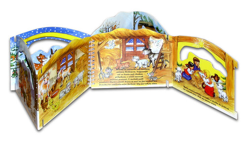 Vánoční betlém :trojrozměrná skládačka