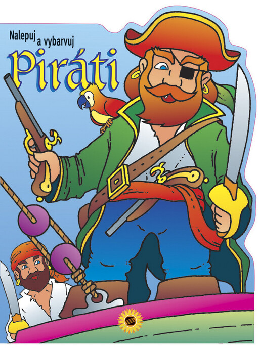 Piráti - nalepuj a vybarvuj