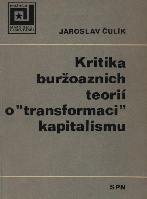 Kritika buržoazních teorií o 