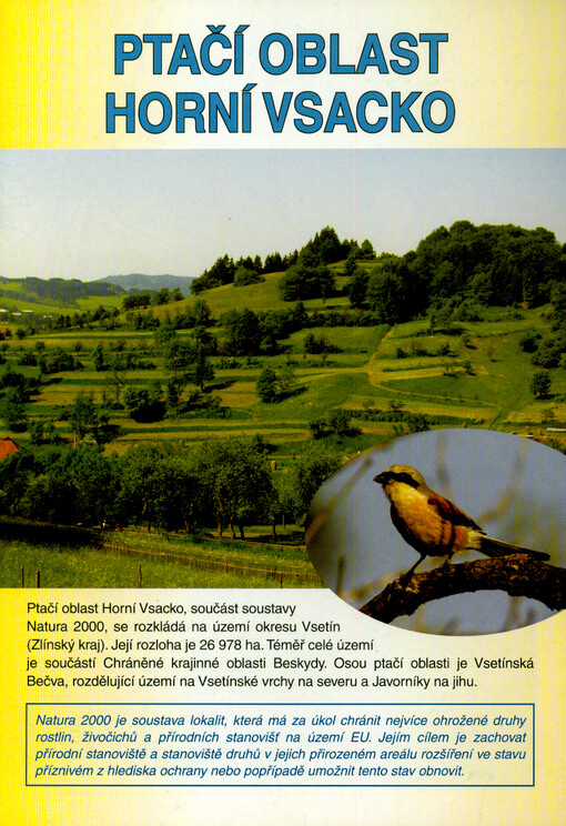 Ptačí oblast Horní Vsacko [text Daniel Křenek]