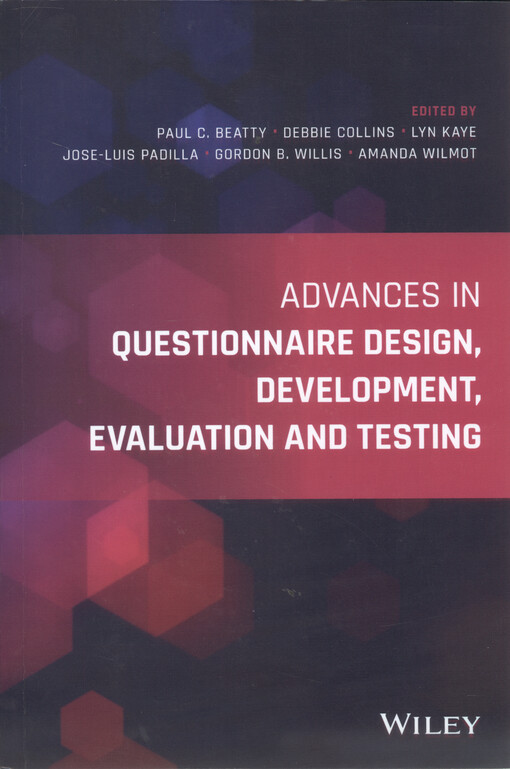 Advances in questionnaire design, development, evaluation, and testing