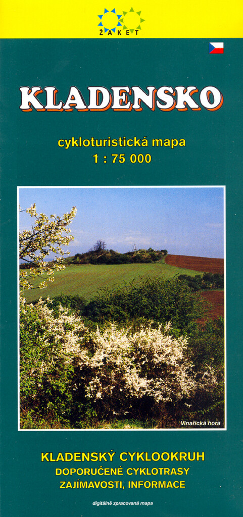Kladenskocykloturistická mapa 1:75^000 : kladenský cyklookruh, doporučené cyklotrasy, zajímavosti, informace