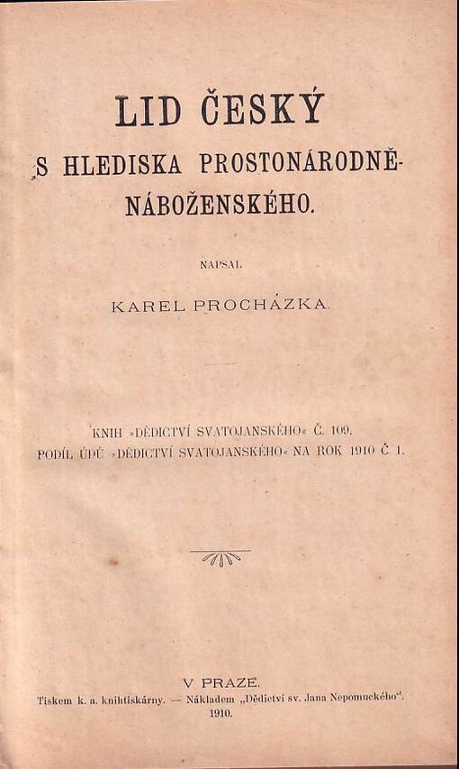 Lid český s hlediska prostonárodně-náboženského