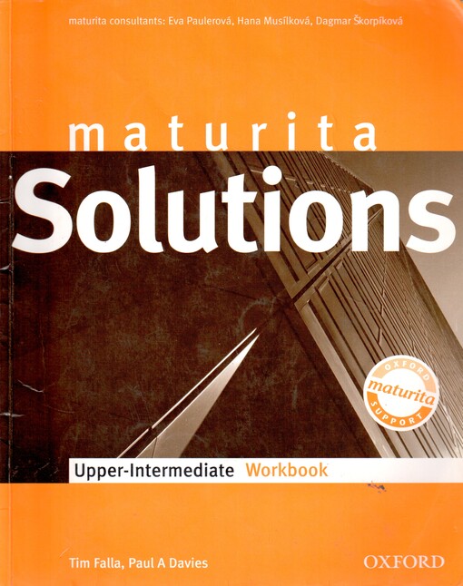 Maturita Solutions UPPER INTERMEDIATE WORKBOOK Czech Edition - FALLA. T. - DAVIES. P. A. 
