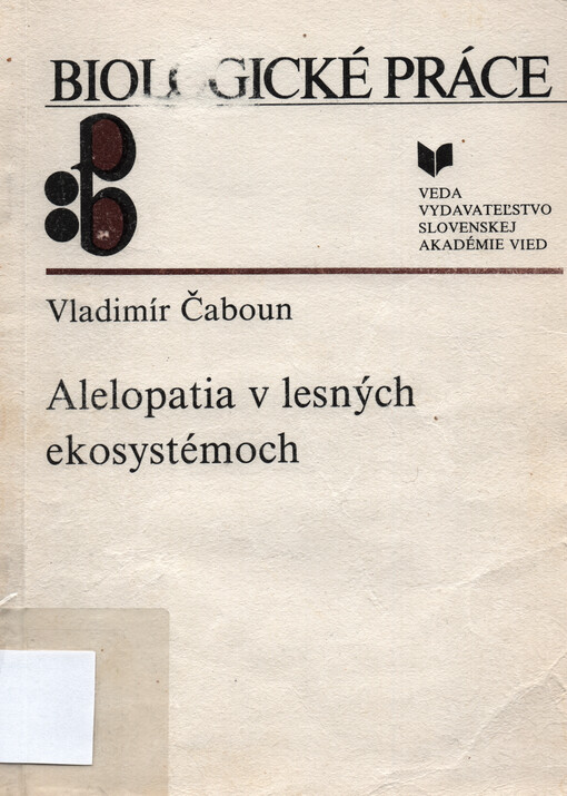 Alelopatia v lesných ekosystémoch