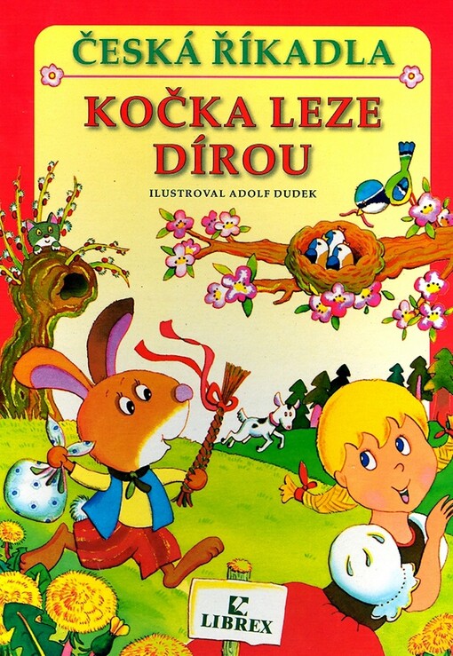 Kočka leze dírou.
