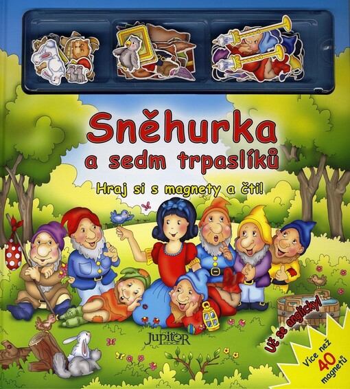 Sněhurka a sedm trpaslíků :hraj si s magnety a čti : uč se anglicky!