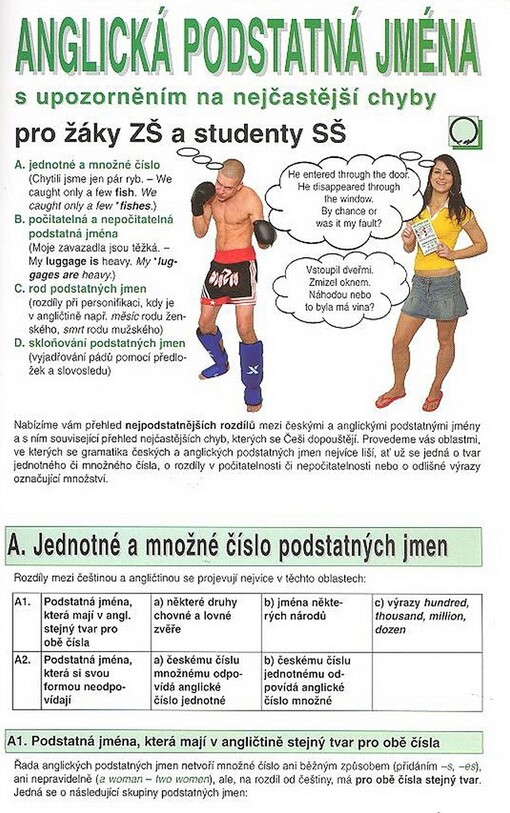 Anglická podstatná jména s upozorněním na nejčastější chyby : pro žáky ZŠ a studenty SŠ