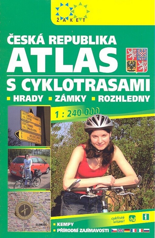 Autoatlas s cyklotrasami Česká republika 1:240 000