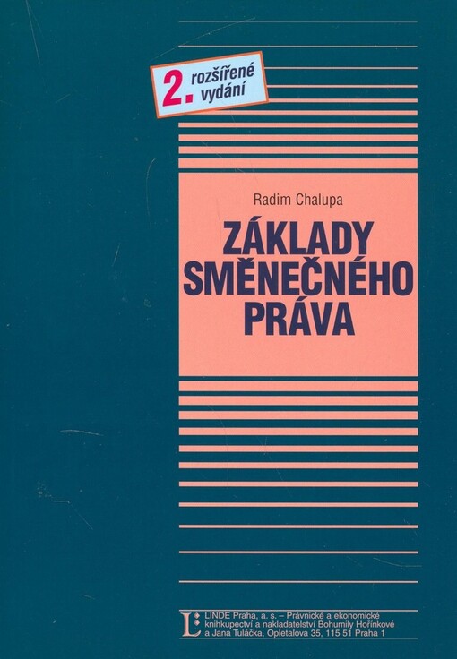 Základy směnečného práva -- 2.rozšířené vydání