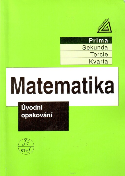 Matematika. Prima, Úvodní opakování