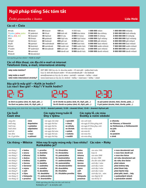 Ngữ pháp tiếng Séc tóm tắt = Česká gramatika v kostce