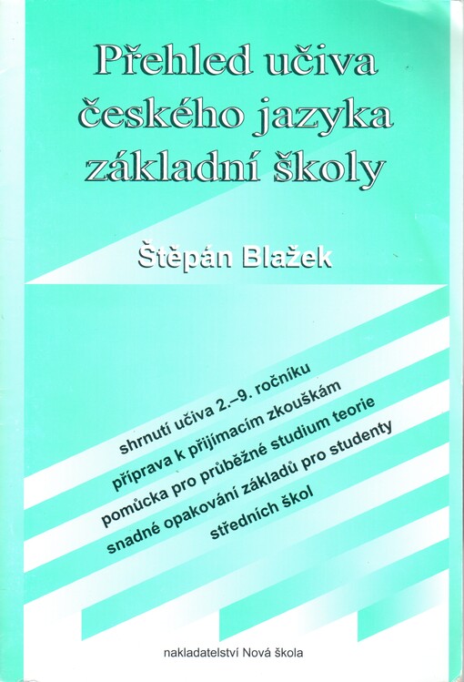 Přehled učiva českého jazyka