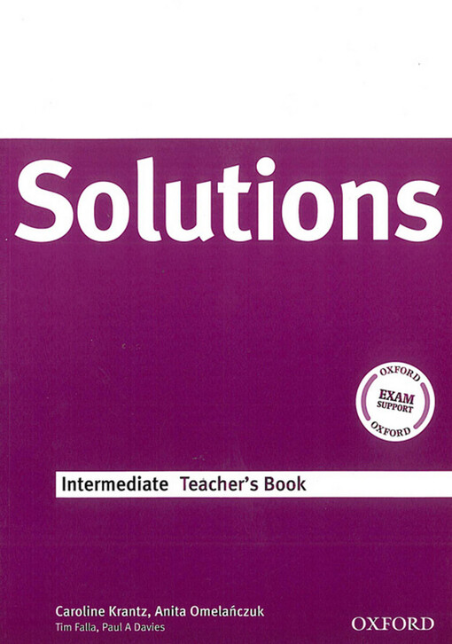 Solutions :intermediate.Teacher's book