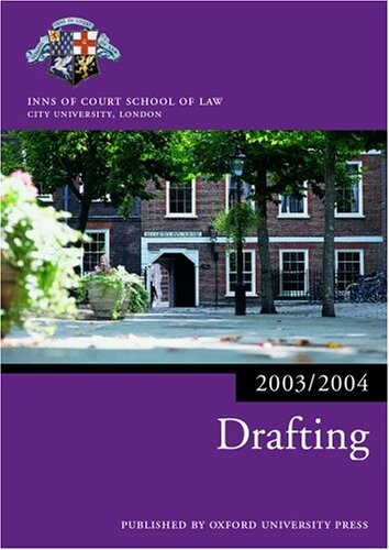 Bar Manual: Drafting 2003-2004 (Blackstone Bar Manual)