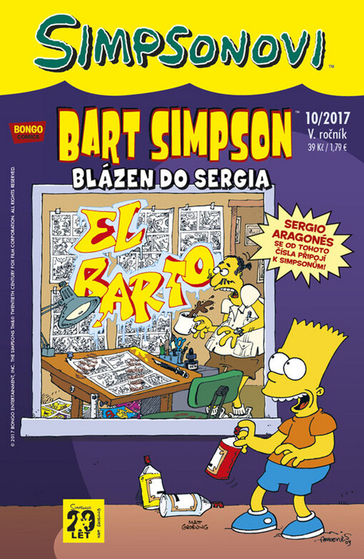 Bart Simpson 2017/10: Blázen do Sergia