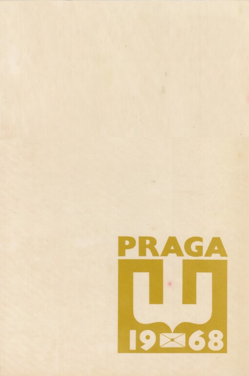 Praga 1968 :světová výstava poštovních známek, Praha - Československo, 22.6.-7.7.1968