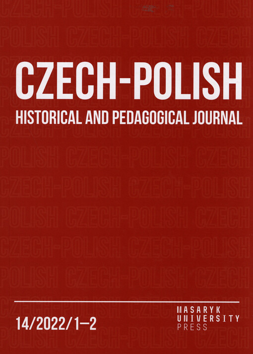 Czech-Polish historical and pedagogical journal : journal of the Faculty of Education of Masaryk University Brno