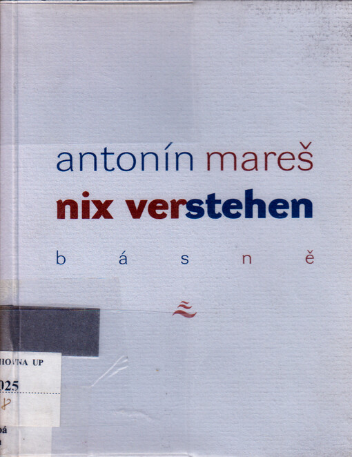 Nix verstehen : básně