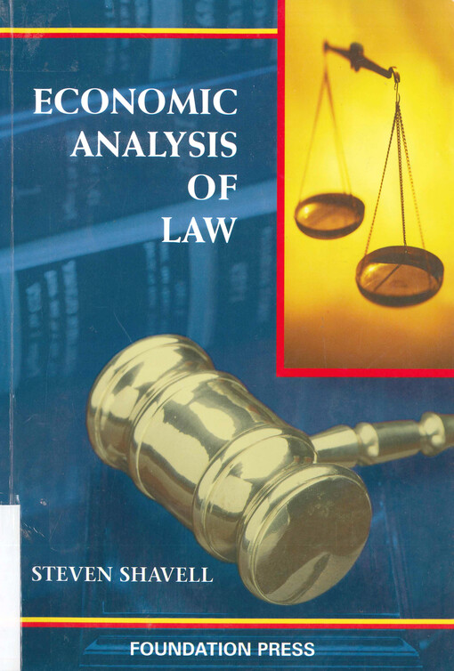 Economic analysis of law