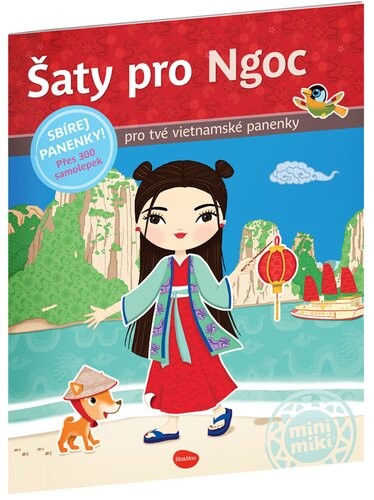 Šaty pro NGOC - 300 samolepek pro tvé vietnamské panenky