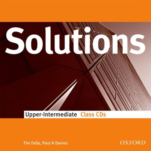 Maturita solutions :upper-intermediate, class CDs