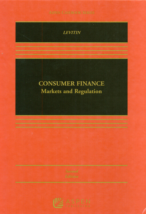 Consumer finance : markets and regulation