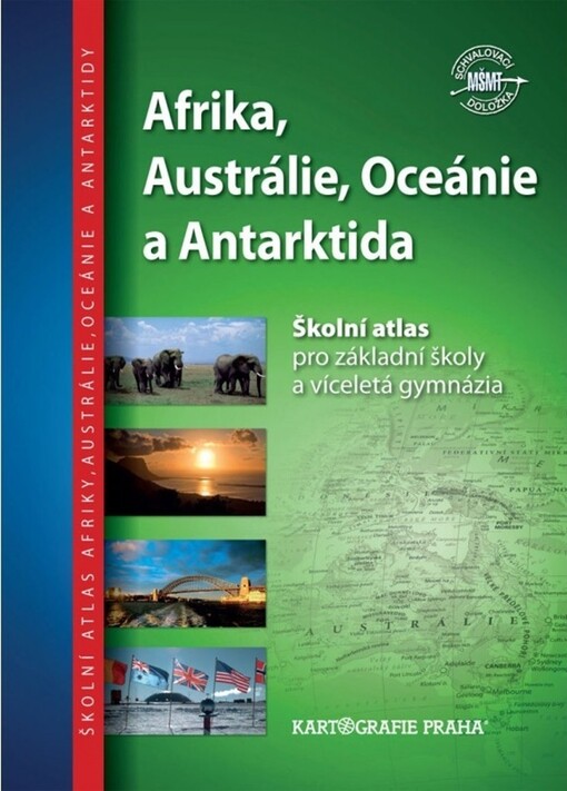 Školní atlas - Afrika, Austrálie, Oceánie a Antarktida
