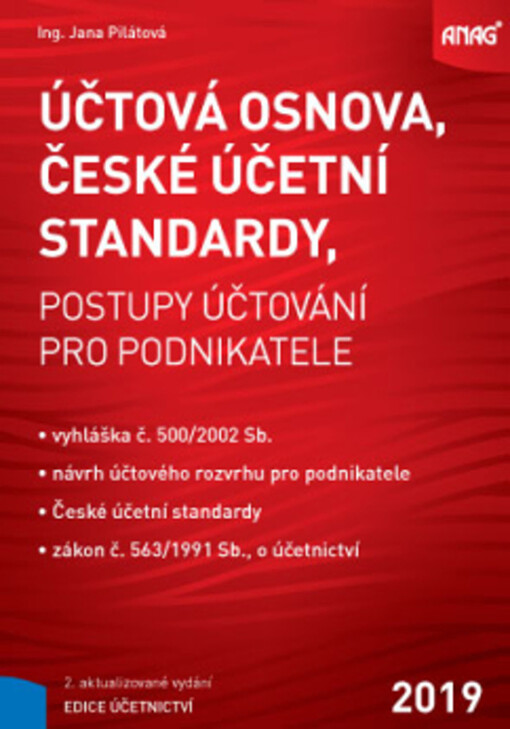 ANAG Účtová osnova, České účetní standardy – postupy účtování pro podnikatele