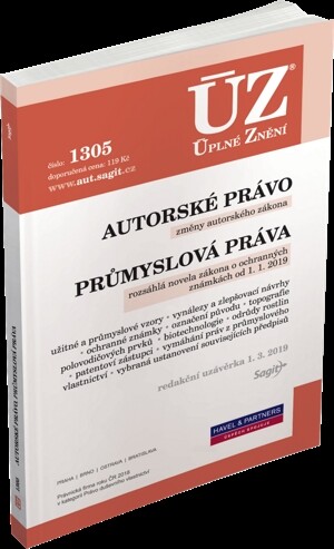 ÚZ č. 1305 Autorské právo, Průmyslová práva