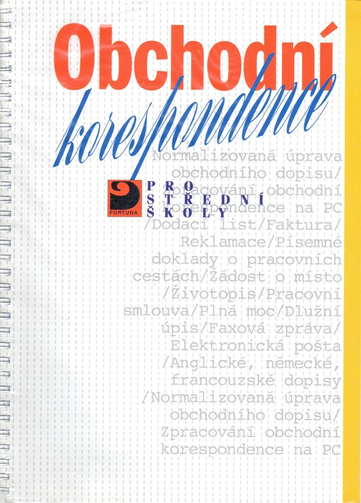 Obchodní korespondence: pro střední školy