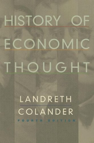 History of economic thought