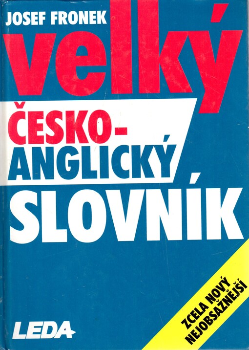 Velký česko-anglický slovník