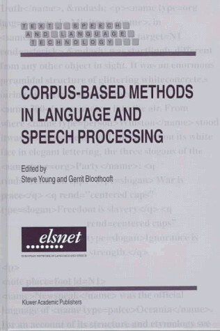 Corpus-based methods in language and speech processing