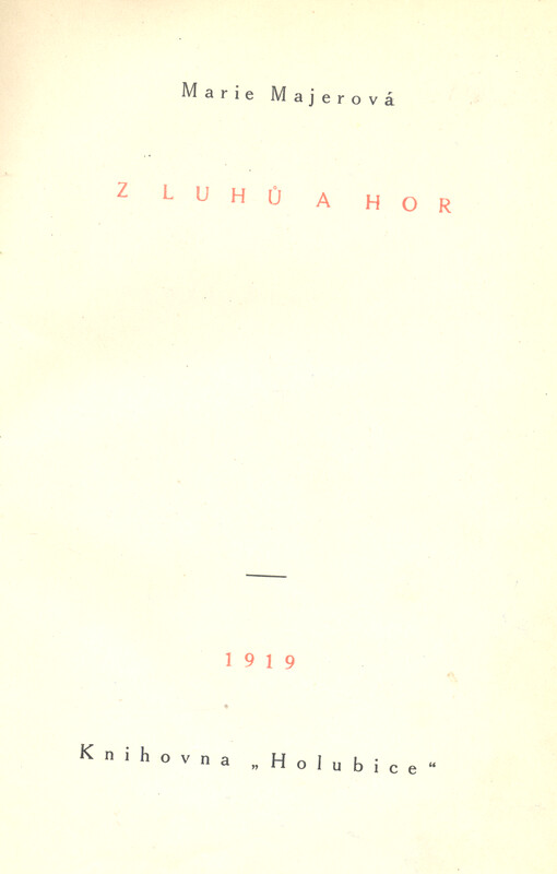Z luhů a hor