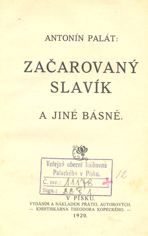 Začarovaný slavík a jiné básně