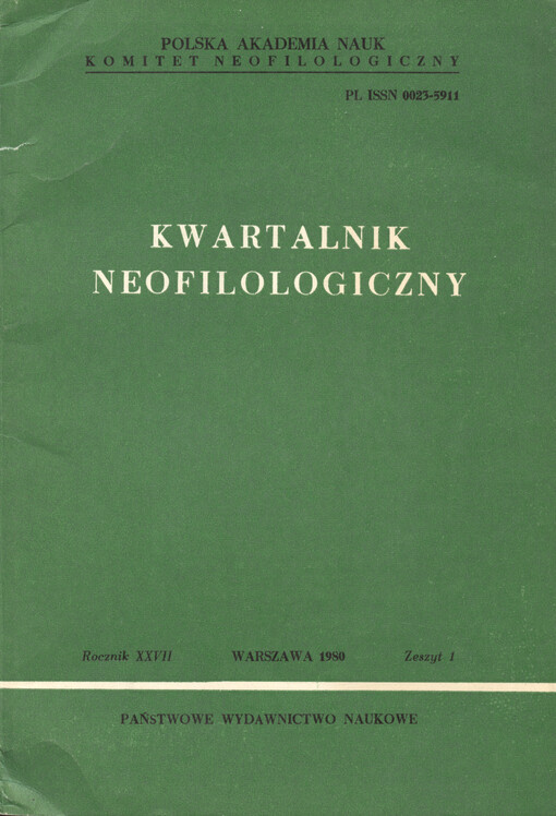 Kwartalnik neofilologiczny