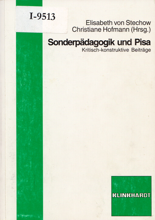 Sonderpädagogik und Pisa : kritisch-konstruktive Beiträge