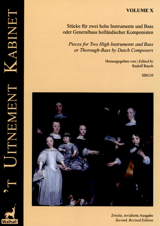 'T Uitnement Kabinet : Stücke für zwei hohe Instrumente und Bass. Band X