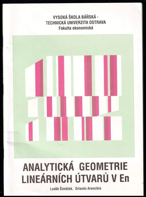 Analytická geometrie lineárních útvarů v En