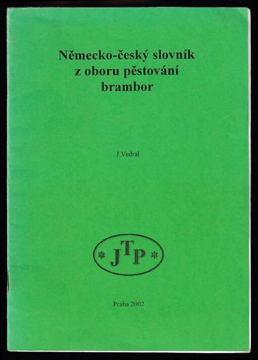 Německo-český slovník z oboru pěstování brambor