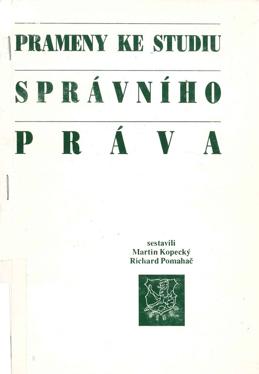 Prameny ke studiu správního práva