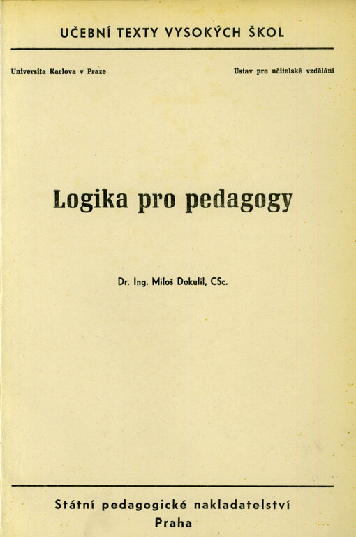 Logika pro pedagogy