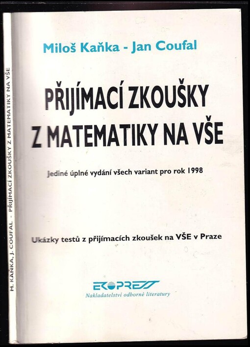 Přijímací zkoušky z matematiky na VŠE