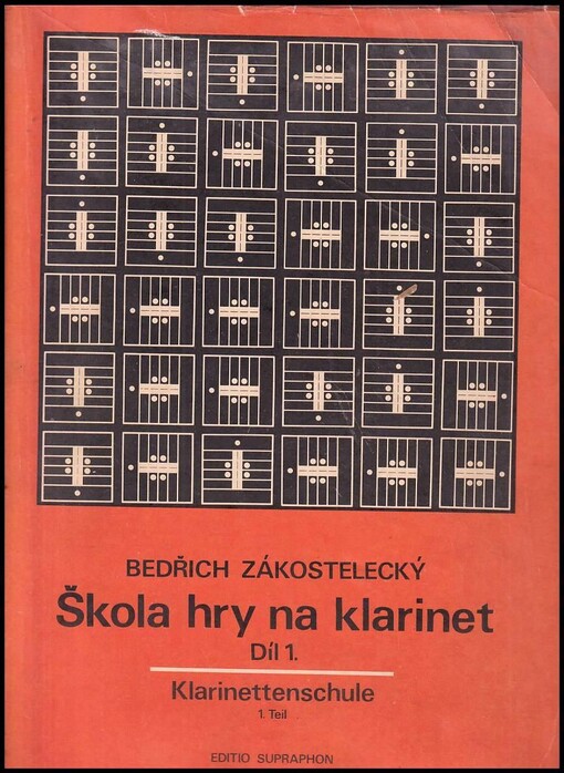 Škola hry na klarinet.Klarinettenschule. 1. Teil /