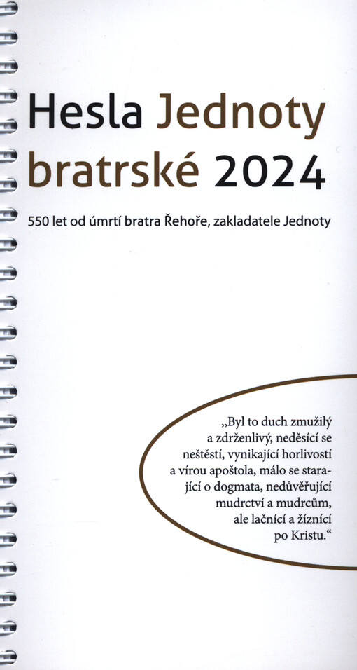 Hesla Jednoty bratrské : s diářem