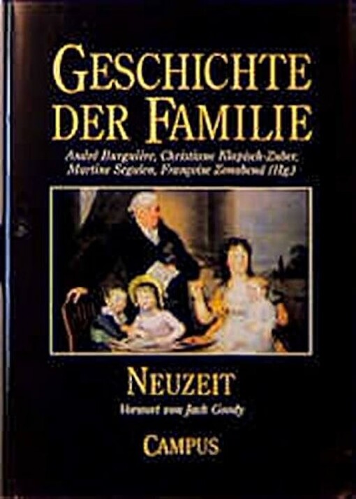 Geschichte der Familie. Band 3, Neuzeit